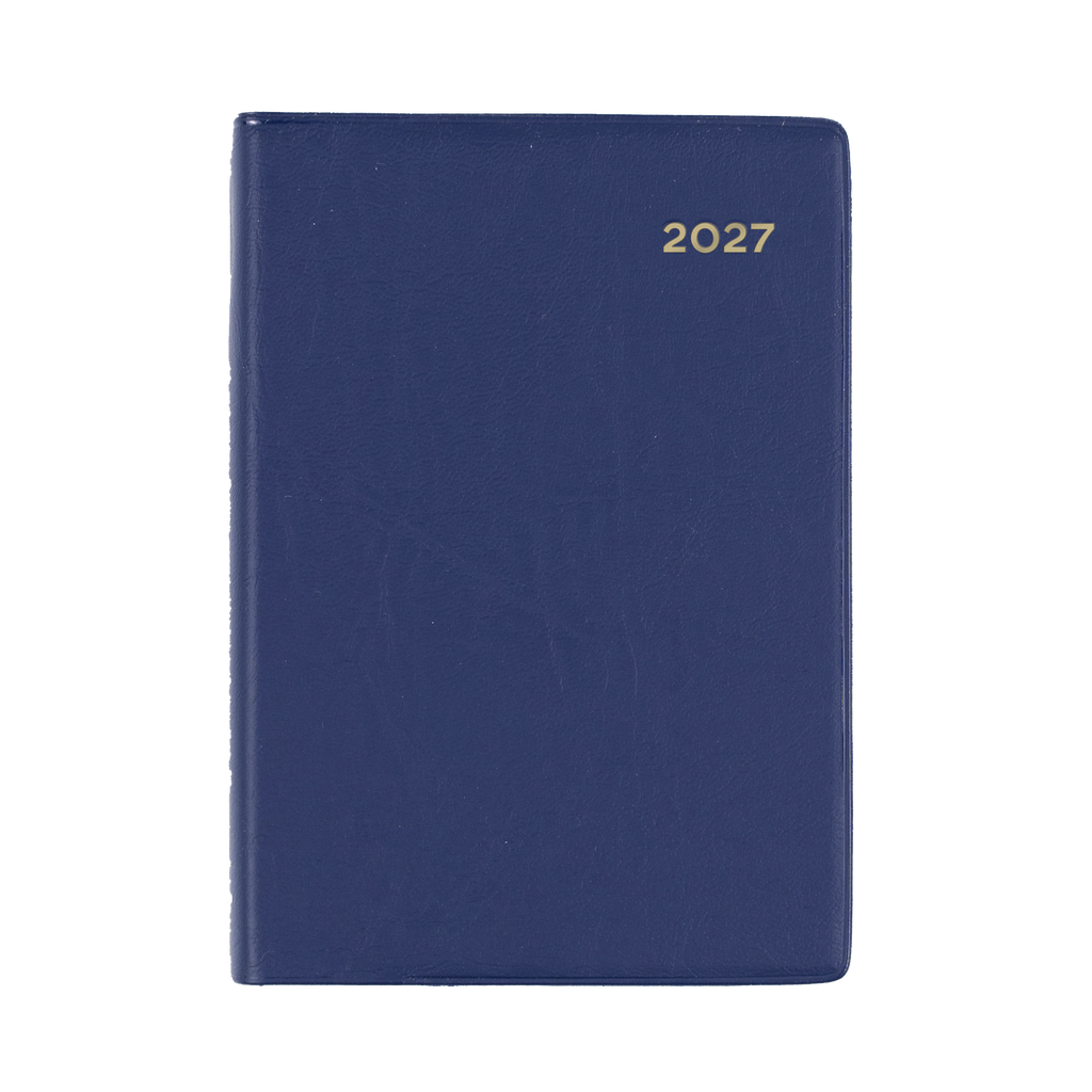 DIARY 2027 COLLINS BELMONT A7 137.V59 PVC POCKET DTP NAVY