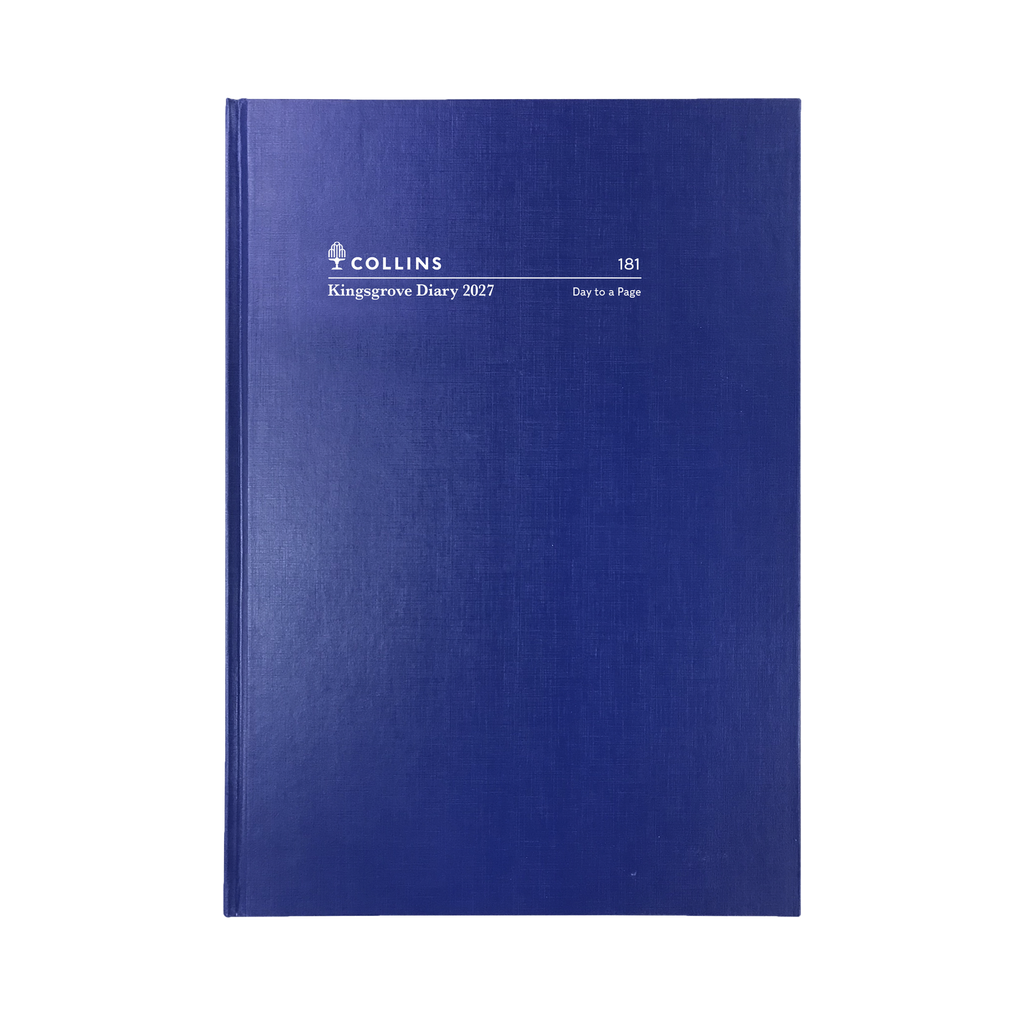 DIARY 2027 COLLINS KINGSGROVE A5 181.P59 DTP BLUE