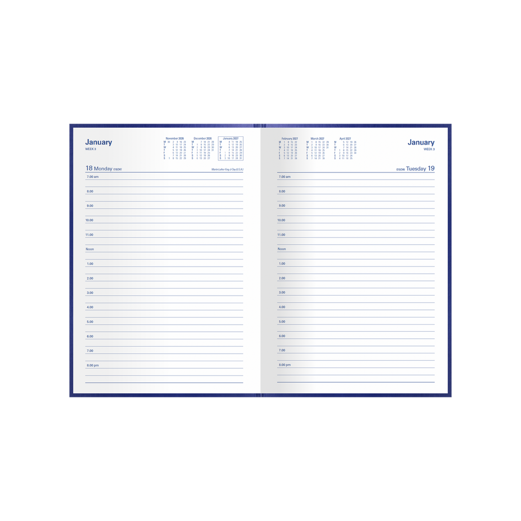 DIARY 2027 COLLINS KINGSGROVE A5 181.P59 DTP BLUE