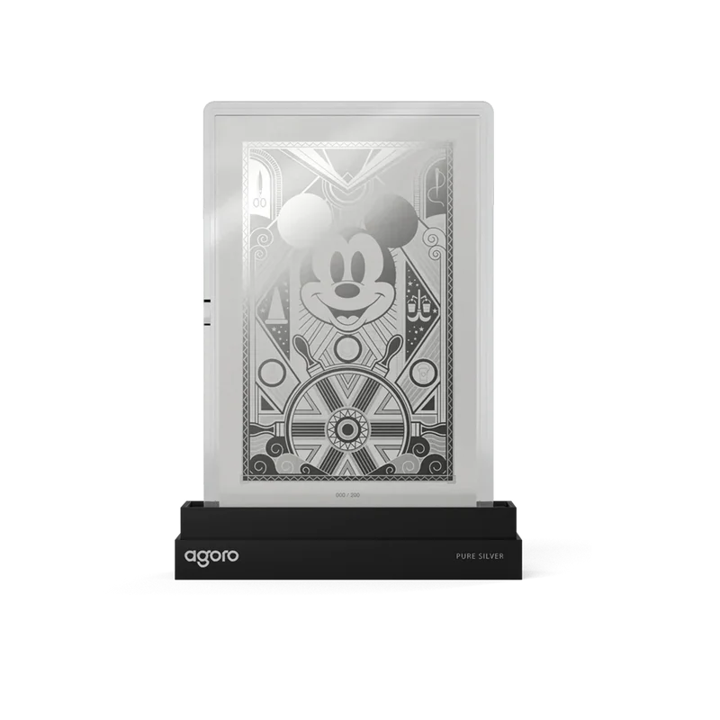 Mickey Mouse Art Deco 5g Silver Collectible Foil