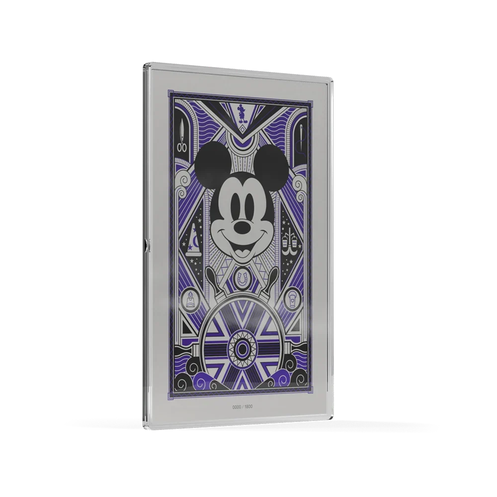 Mickey Mouse Art Deco 5g Silver Collectible Foil