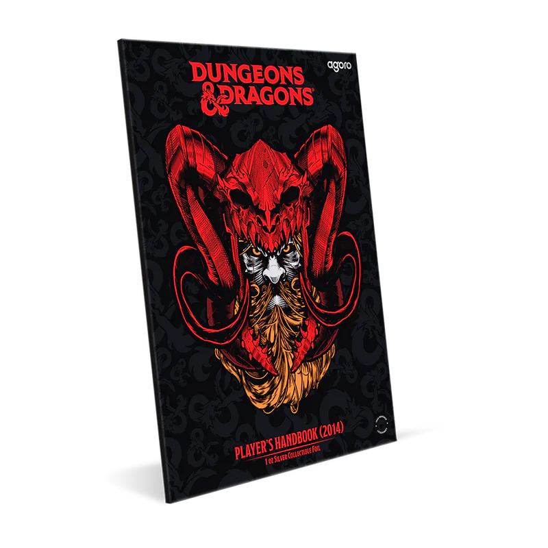 Dungeons & Dragons - Player's Handbook (2014) 1oz Silver Collectible Foil.