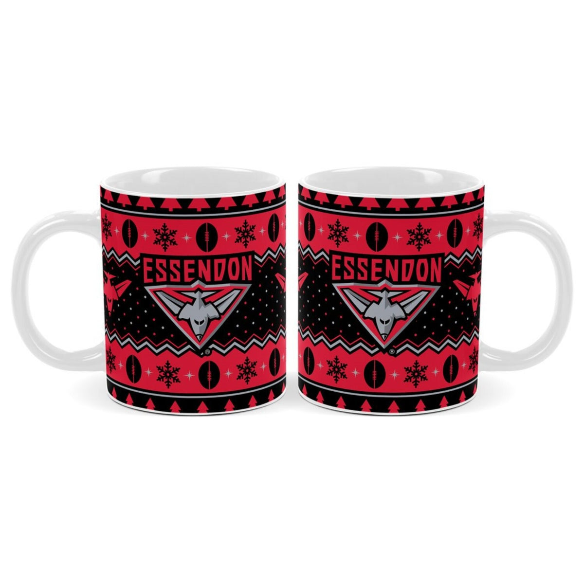 Essendon Bombers Christmas Coffee Mug