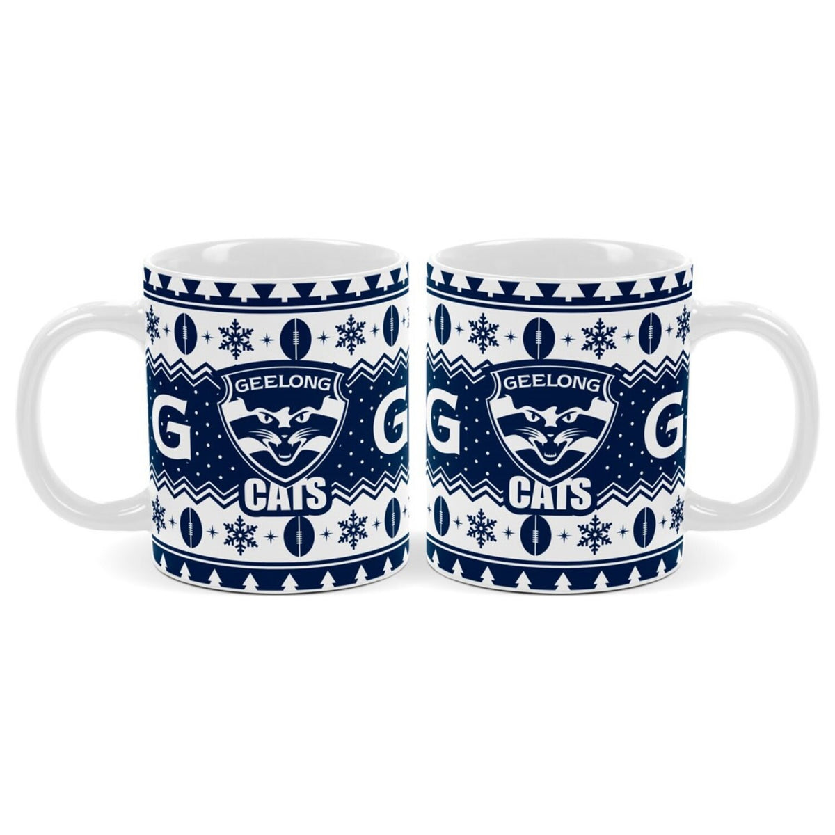 Geelong Cats Christmas Coffee Mug