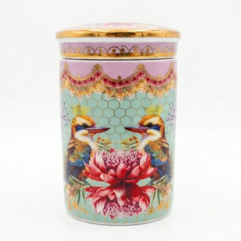 LISA POLLOCK CERAMIC TEA CANISTER - VINTAGE KOOKAS