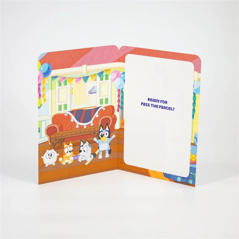 AGE 5 GEN BLUEY LOLLIES GREETING CARD