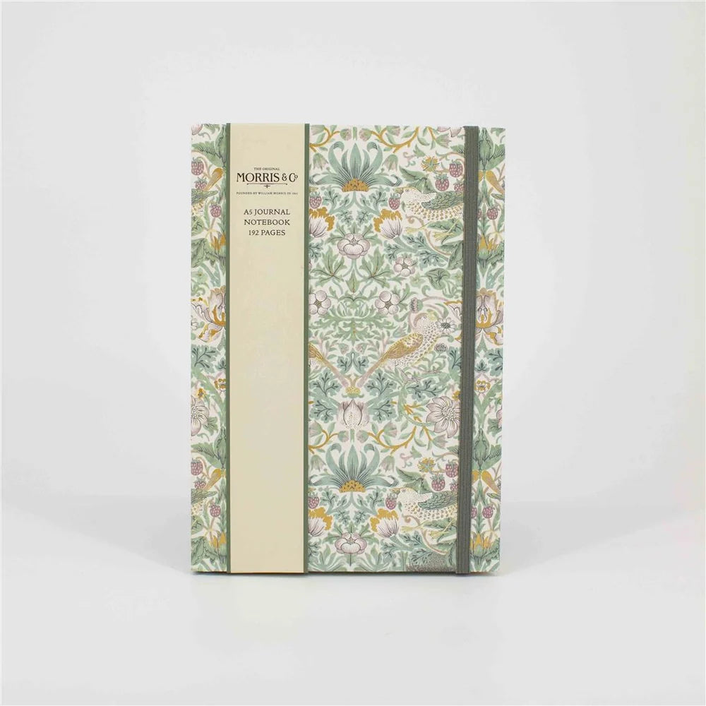 William Morris A5 Journal linen effect cover