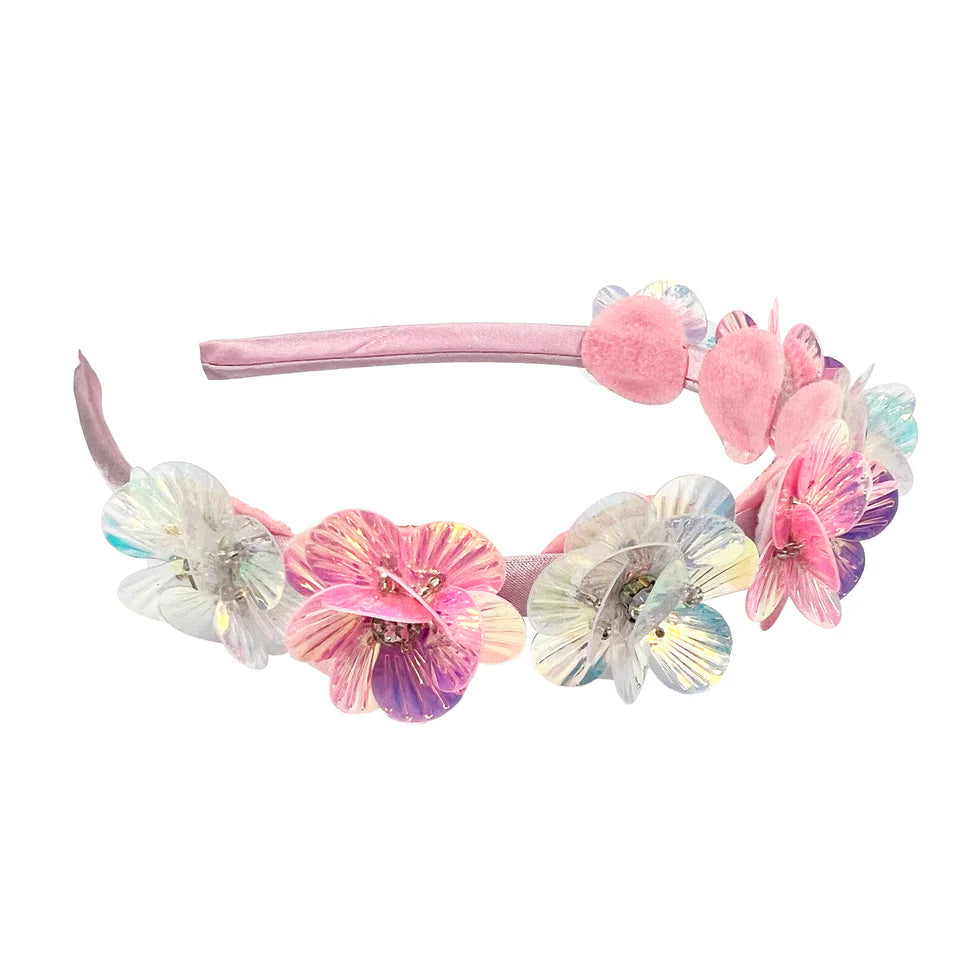PINK POPPY - MERMAID FLOWER HEADBAND