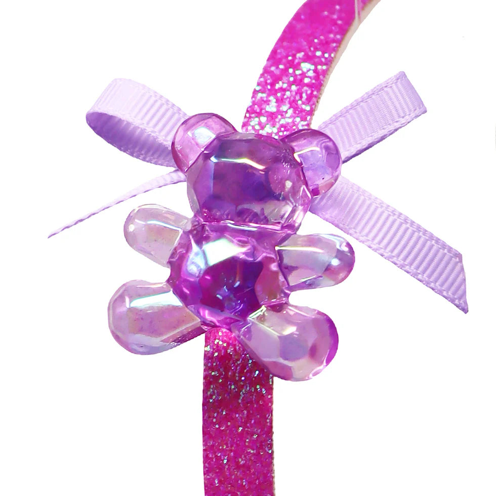 PINK POPPY - TEDDY BEAR HEADBAND