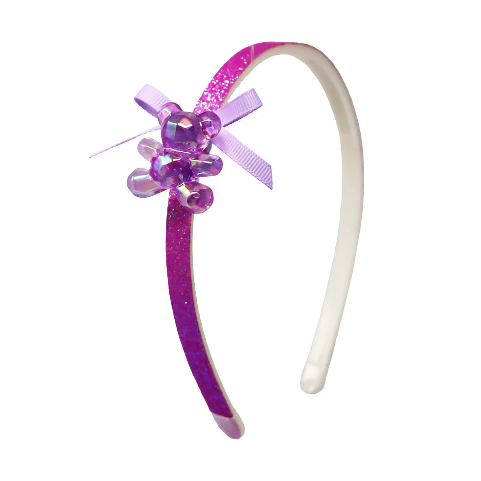 PINK POPPY - TEDDY BEAR HEADBAND