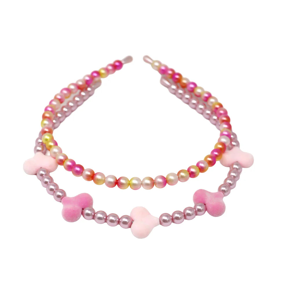 PINK POPPY - DANCE BEADED HEADBAND