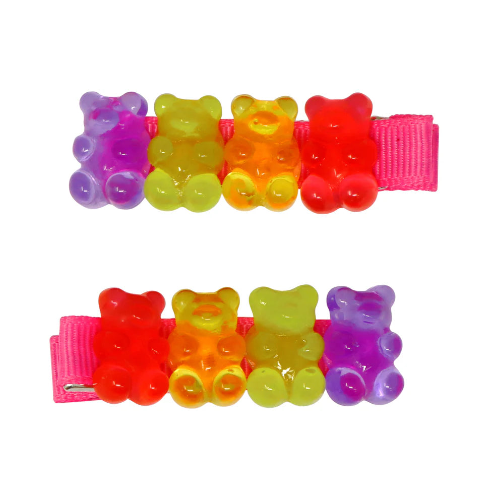 PINK POPPY - JELLY BEAR HAIR CLIPS