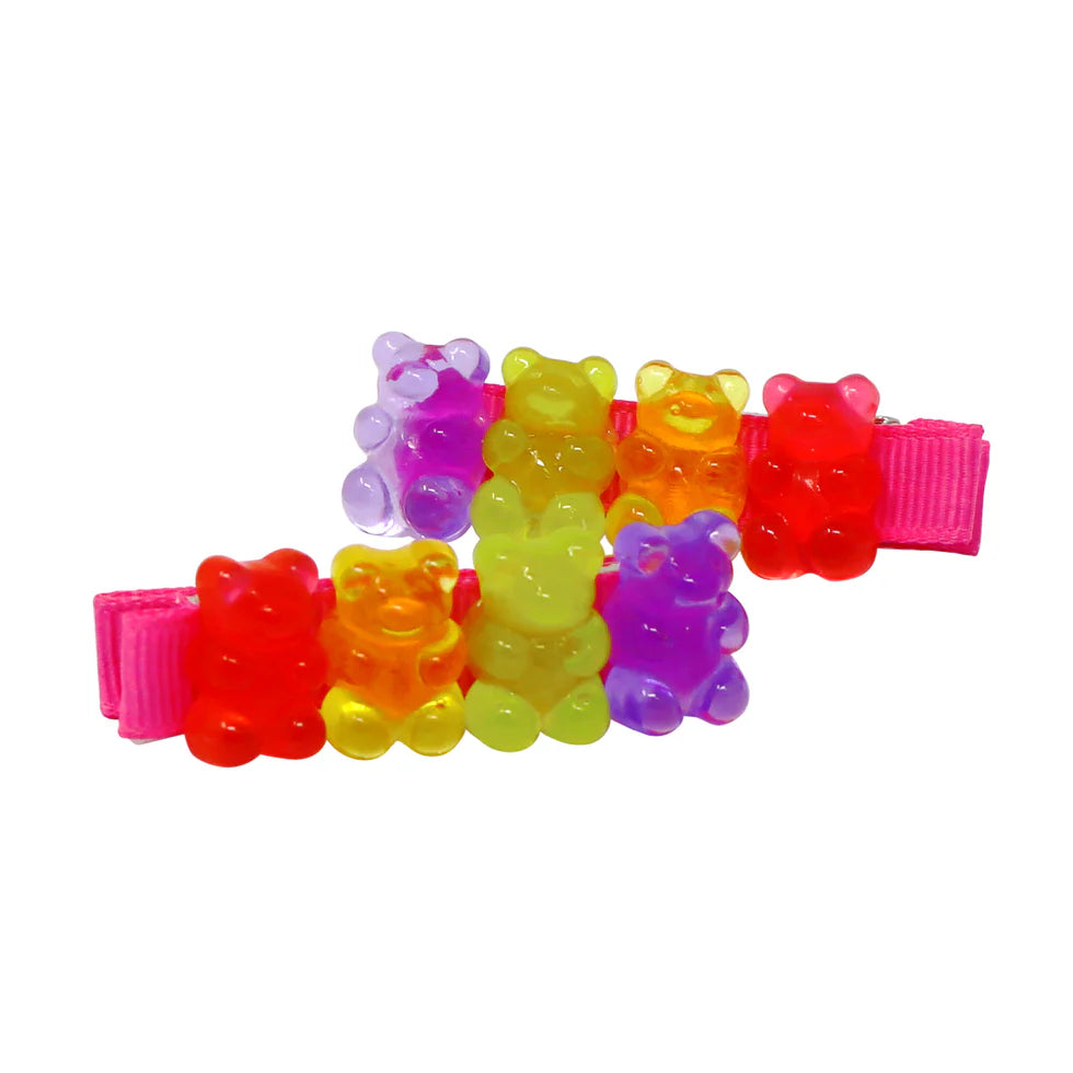 PINK POPPY - JELLY BEAR HAIR CLIPS