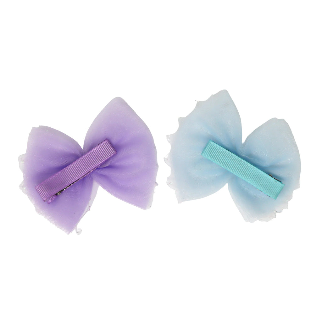 PINK POPPY - GLITTER BUTTERFLY BOW HAIR CLIP