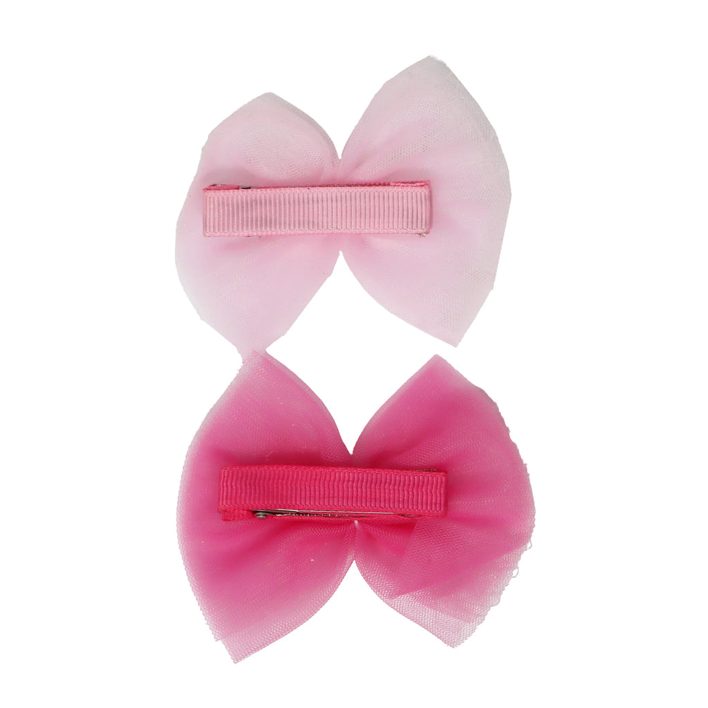 PINK POPPY - GLITTER BUTTERFLY BOW HAIR CLIP