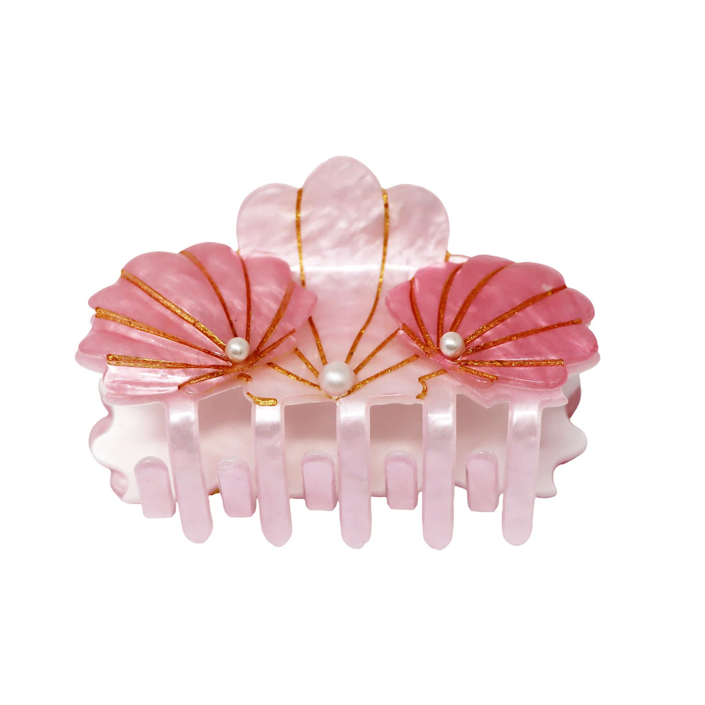 PINK POPPY - SEASHELL CLAW HAIR CLIP