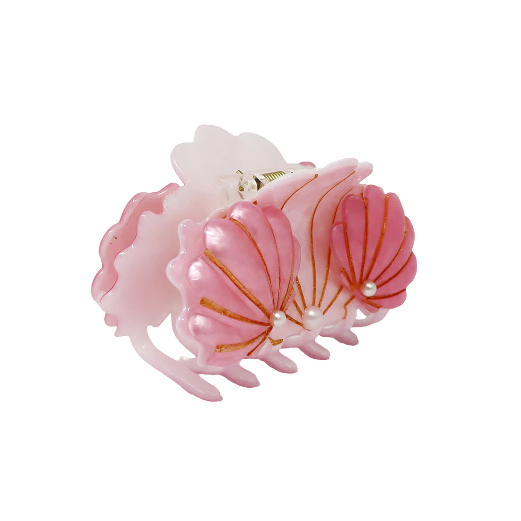 PINK POPPY - SEASHELL CLAW HAIR CLIP