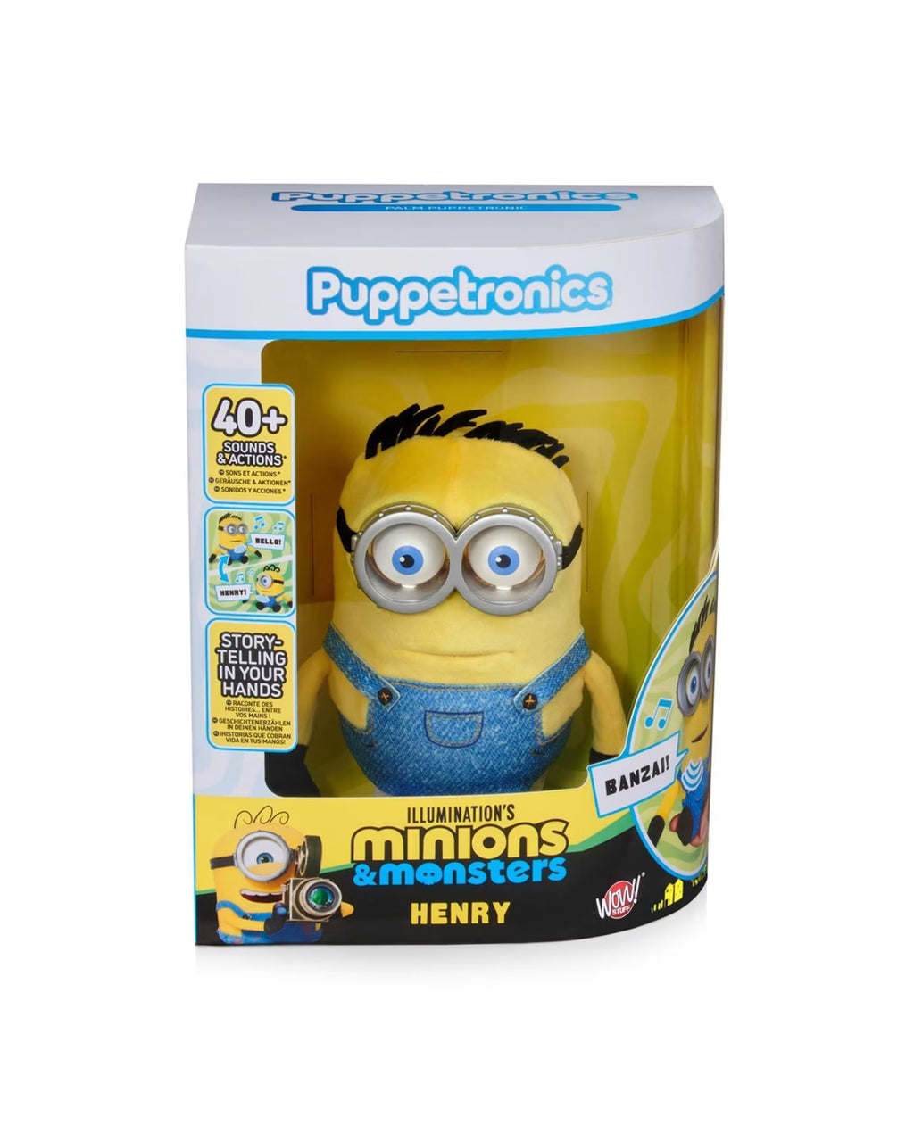 Palm Puppetronics Universal Minions Henry Puppetronic