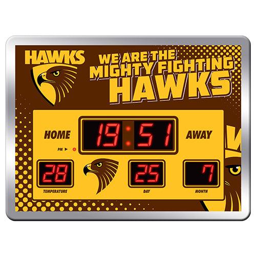 Hawthorn Hawks LED SCOREBOARD CLOCK