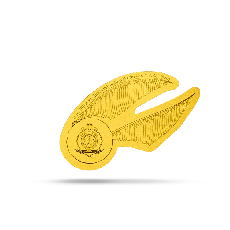 Harry Potter The Golden Snitch 0.1g Gold Collectible Coin