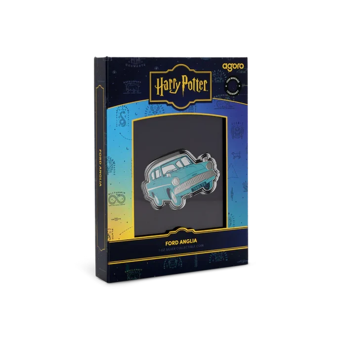 HARRY POTTER - Ford Anglia 1oz Silver Collectible Coin