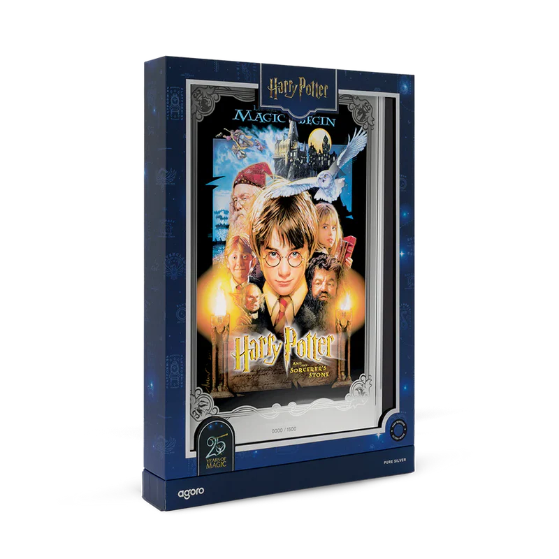 Harry Potter and the Sorcerer's Stone 1oz Silver Collectible Foil