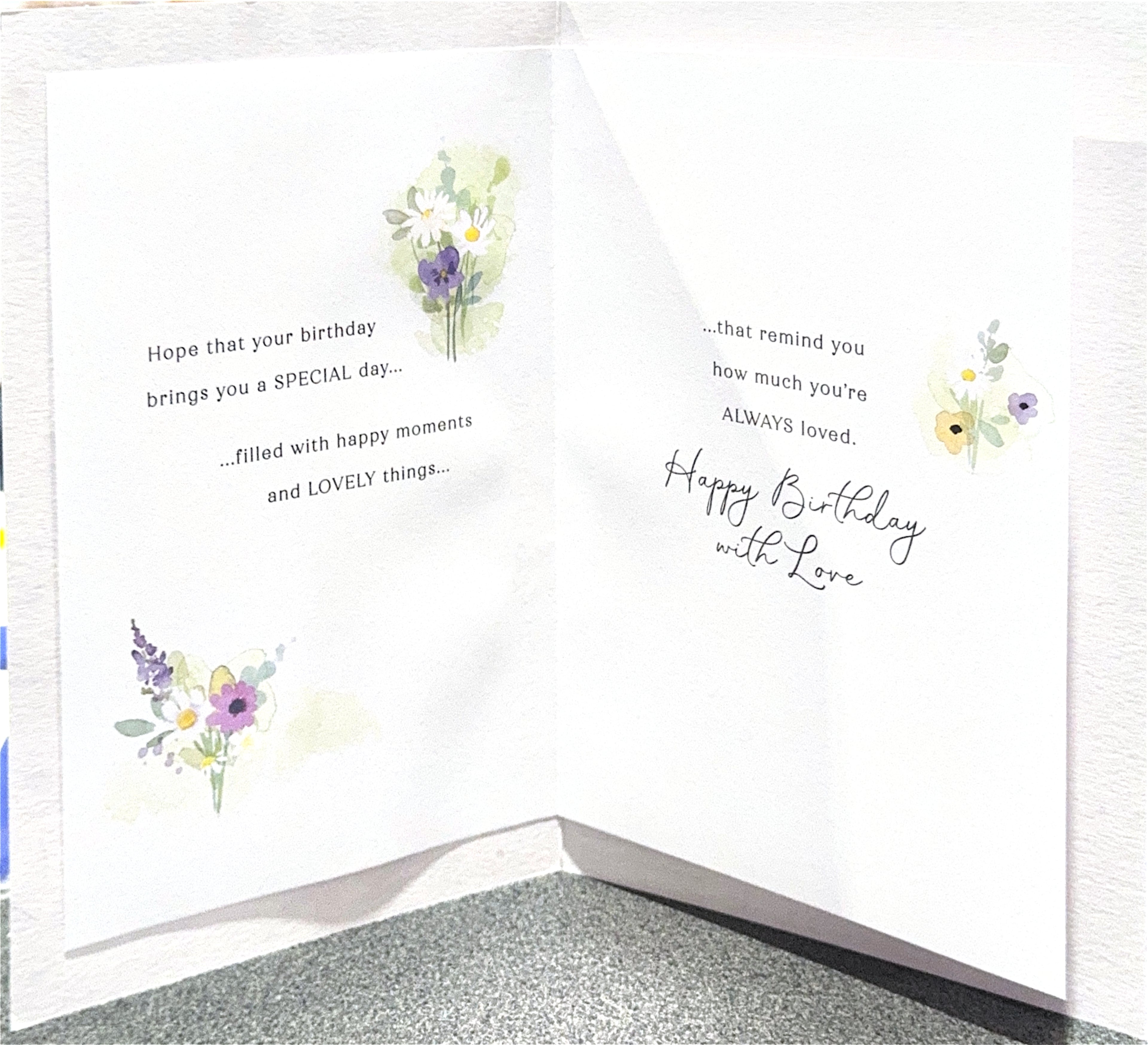 FEBRUARY MONTHLY BIRTHDAY CARD