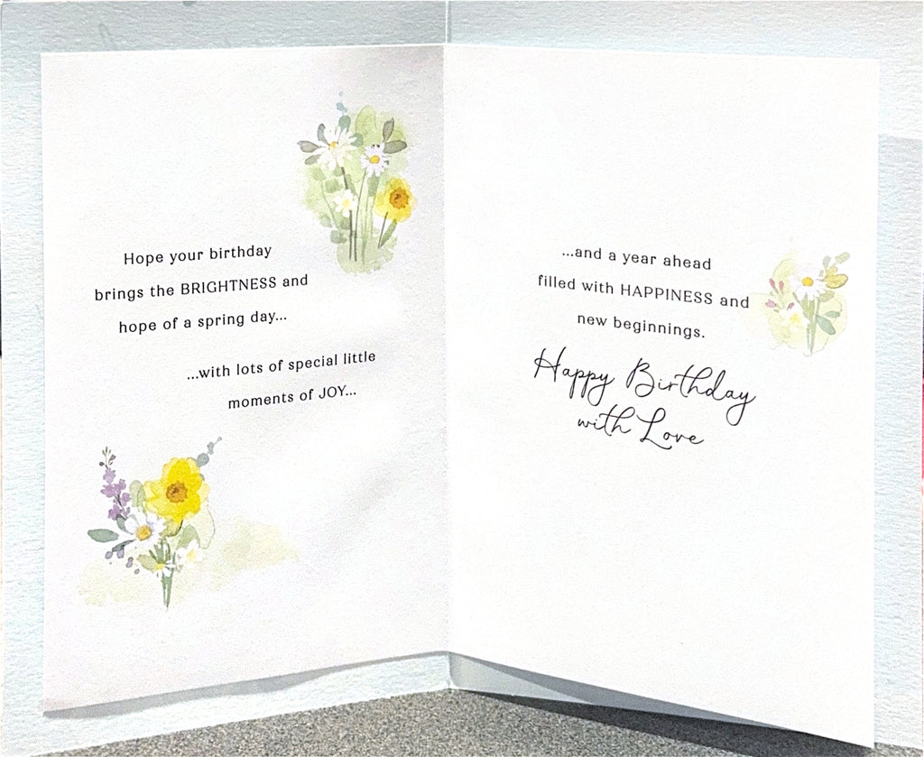 MARCH MONTHLY BIRTHDAY CARD