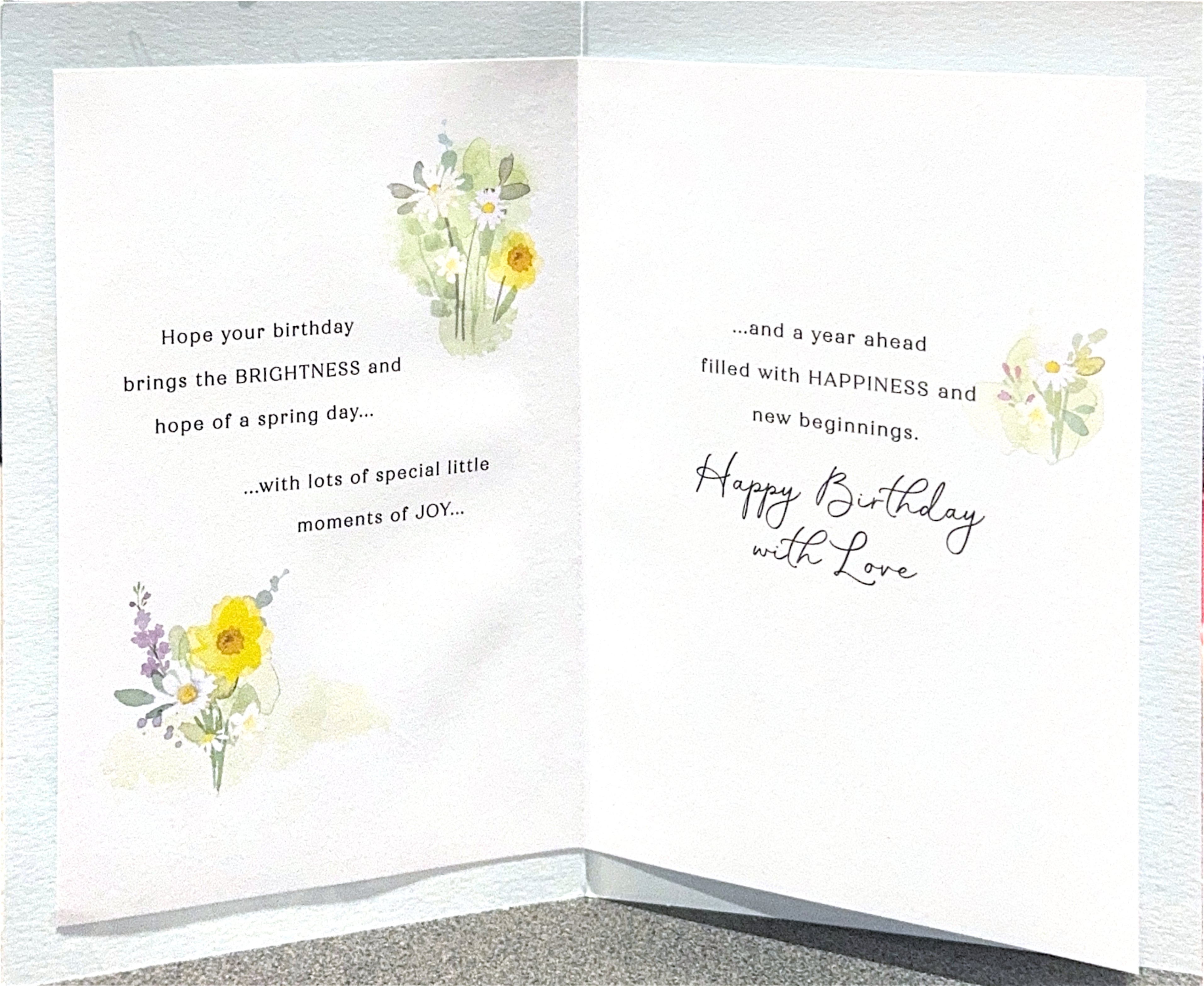 MARCH MONTHLY BIRTHDAY CARD