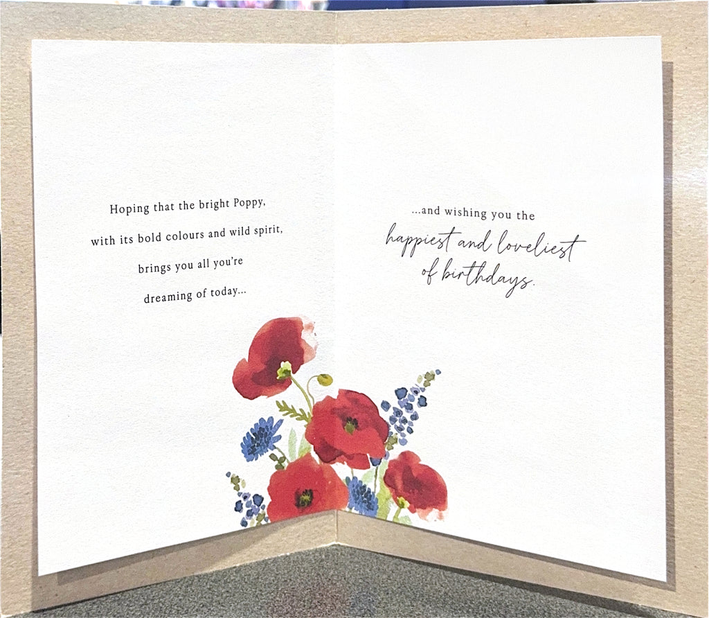 AUGUST MONTHLY BIRTHDAY CARD