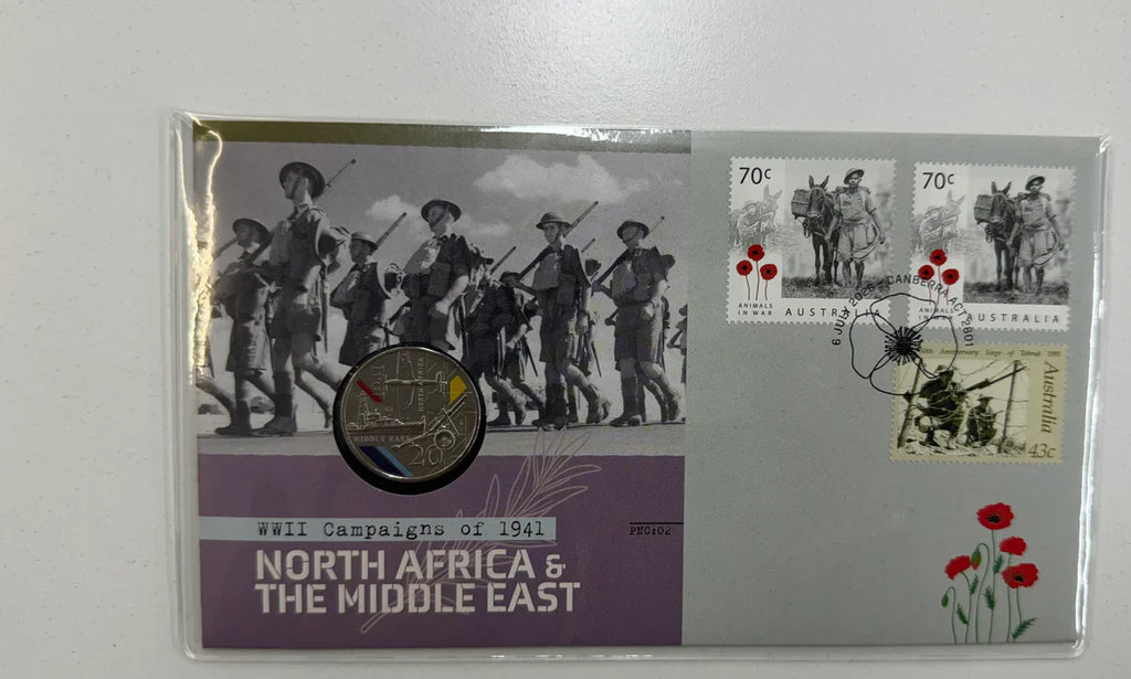 2026 20C WWII CAMPAIGNS OF 1941 NORTH AFRICA AND THE MIDDLE EAST UNCIRCULATED COIN