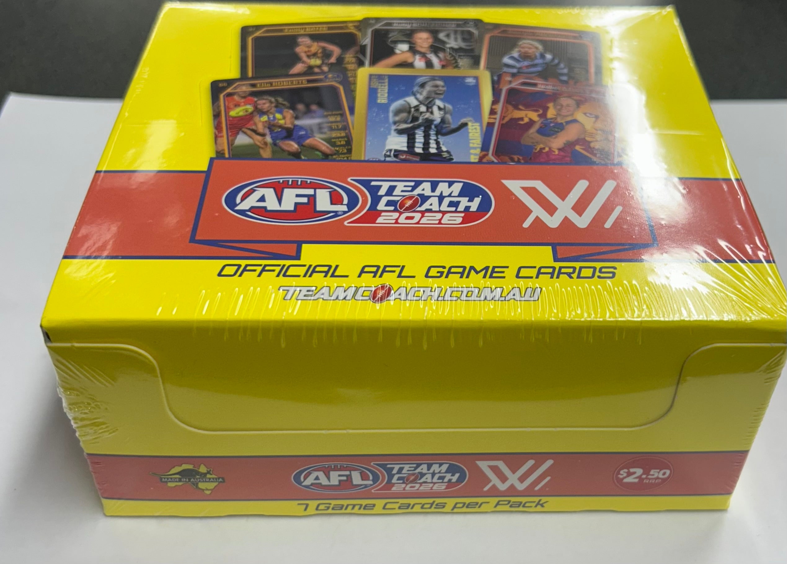 AFL WOMEN TEAM COACH 2026 CARDS SEALED BOX