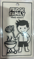 FRIDGE FAMILY BBQ MAGNET