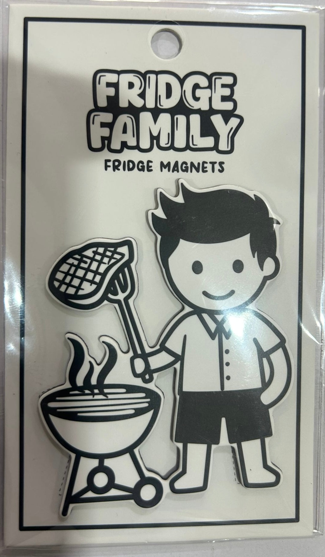 FRIDGE FAMILY BBQ MAGNET