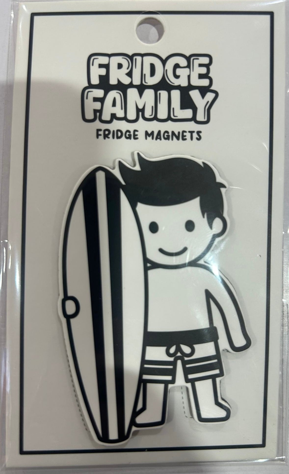 FRIDGE FAMILY SURFING MAGNET
