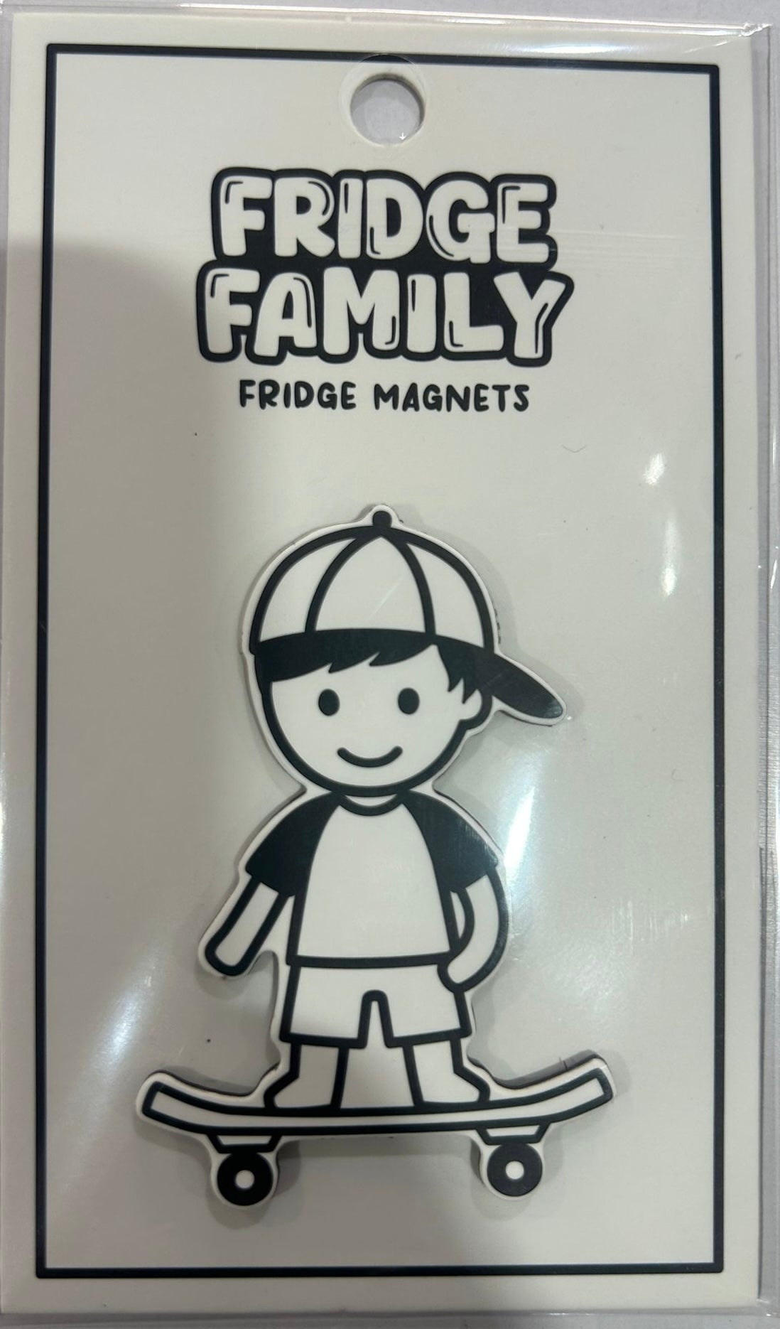 FRIDGE FAMILY SKATEBOARD MAGNET