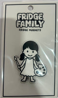FRIDGE FAMILY PAINTING MAGNET