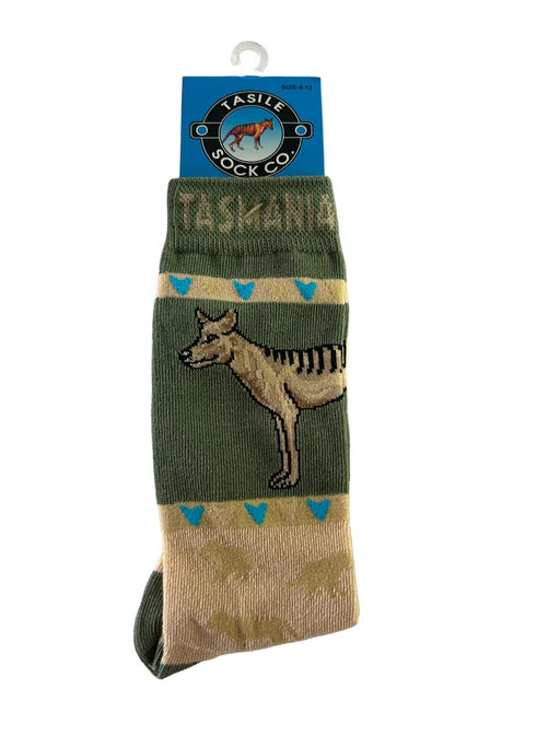 SOCK TASMANIAN TIGER KHAKI/TAUPE 6-12