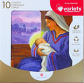 Charity Christmas Boxed Cards/ Traditional Nativity Mary Baby Jesus