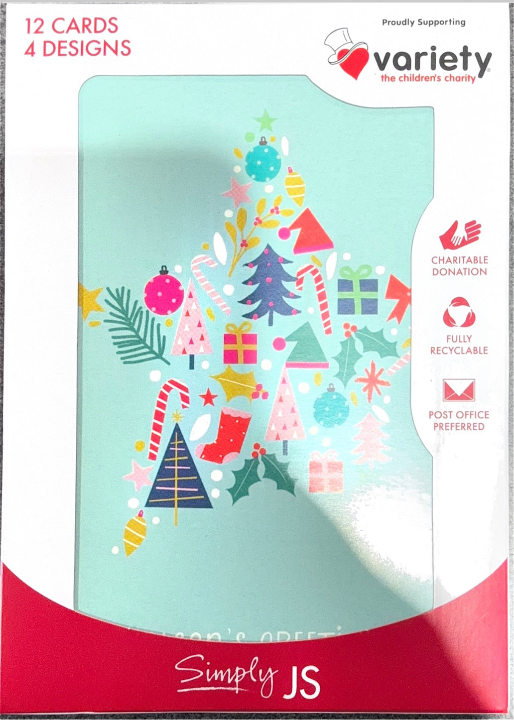 Charity Christmas Boxed Cards/ Icon Christmas Tree