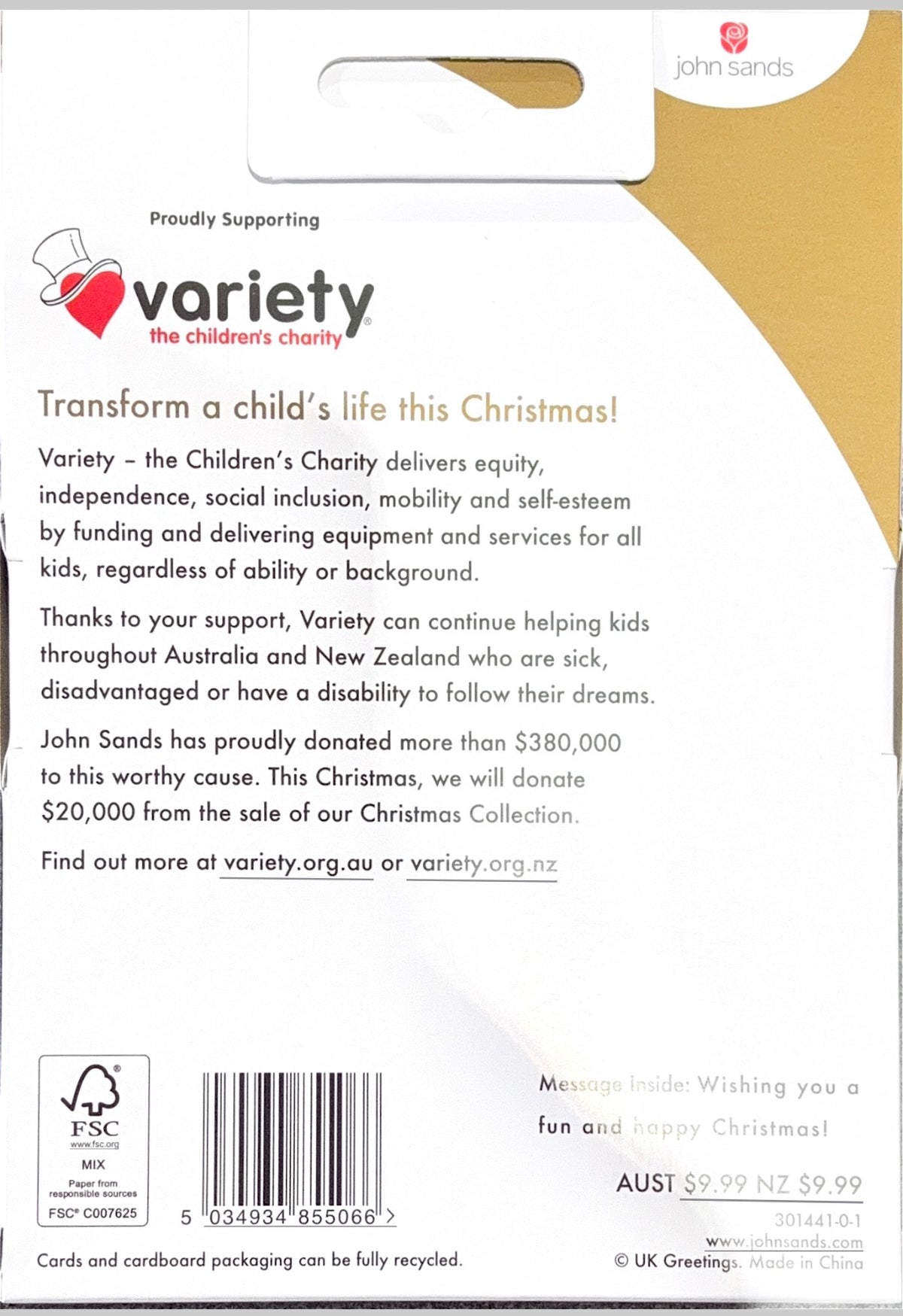 Charity Christmas Boxed Cards/ Dogs FUN