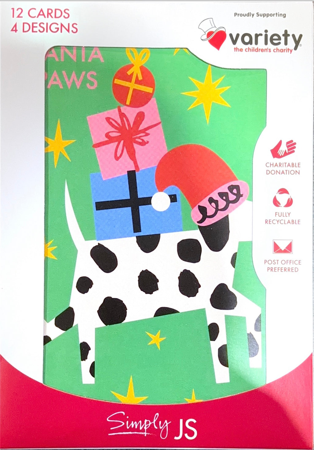 Charity Christmas Boxed Cards/ Santa Paws Woofmas Dogs