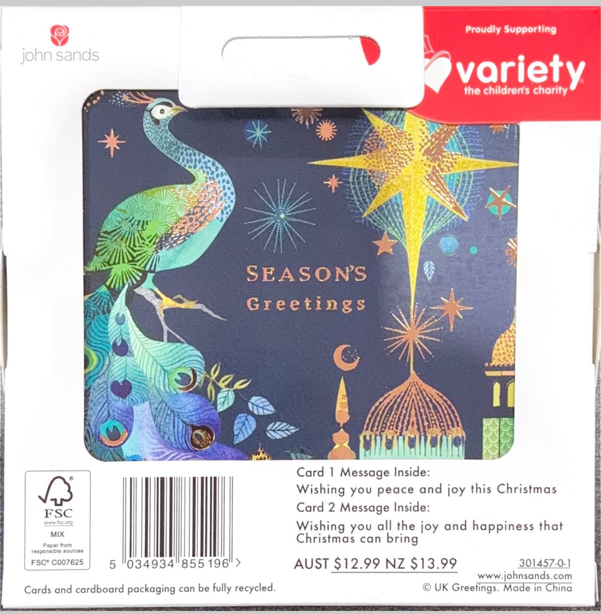 Charity Christmas Boxed Cards/ Religious