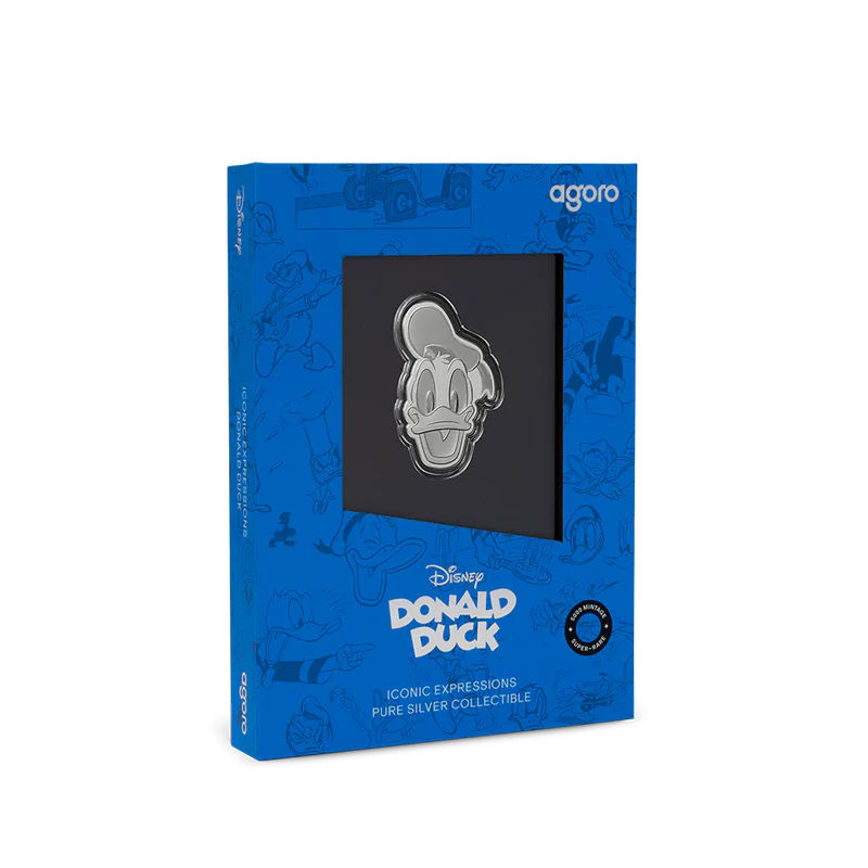 Iconic Expressions Mickey and Friends - Donald Duck 1/2oz Silver Collectible Coin