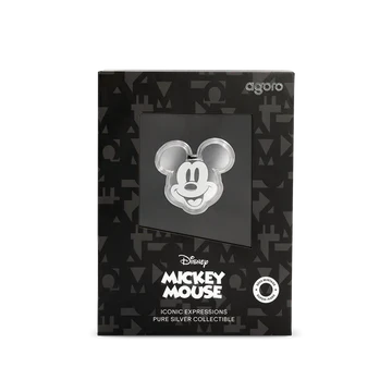 ICONIC EXPRESSIONS MICKEY AND FRIENDS MICKEY MOUSE 1/2OZ SILVER COLLECTIBLE COIN