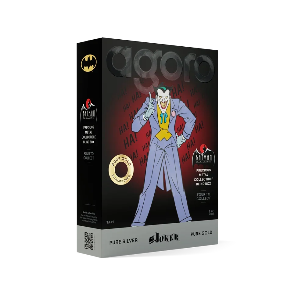 Batman: The Animated Series Joker Blind Box 1/2oz Silver Collectible Coin