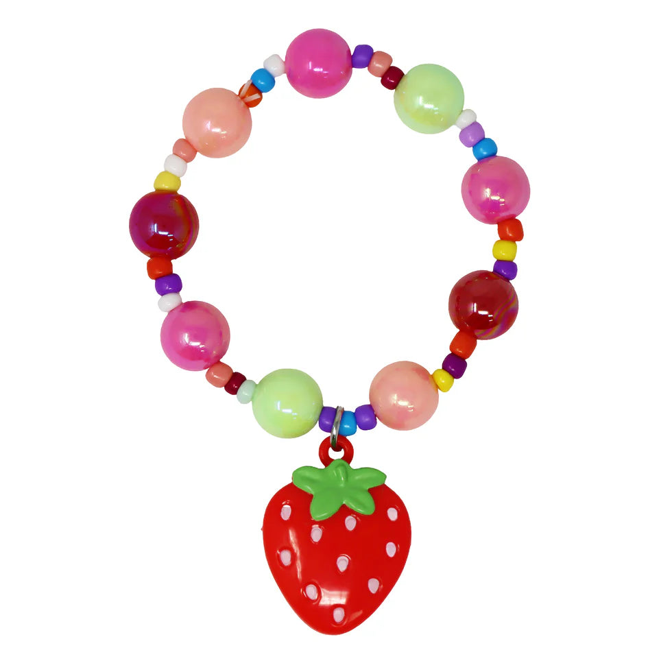 PINK POPPY - LIP GLOSS BRACELET STRAWBERRY