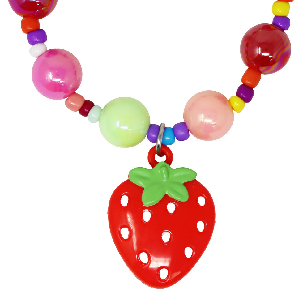 PINK POPPY - LIP GLOSS BRACELET STRAWBERRY