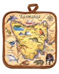MAP OF TASMANIA POT HOLDER