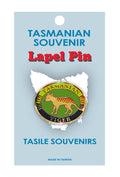 LAPEL BADGE TIGER IN OVAL